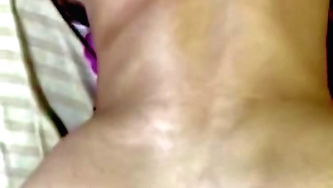 Amateur brunette cheating on her boyfriend in front of camera