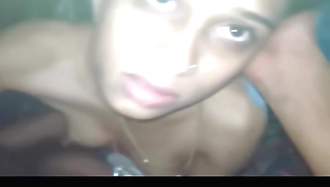 Indian blowjob video 1st person video with a brunette