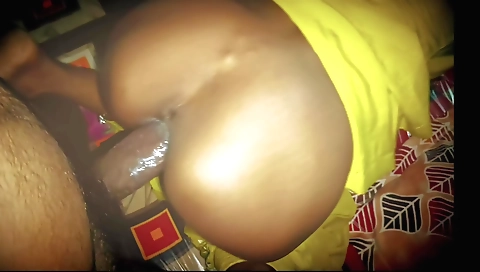 Indian stepsister-in-law in dog style inserted stepsister-in-law