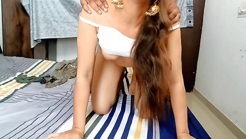 Jassi Bhabi Riding Young Cock To Her Dever Sexy Indian Vlog