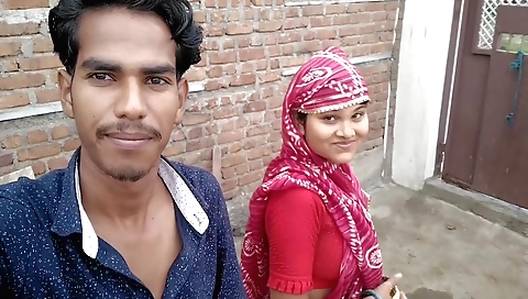 Indian women spend good time with a good man on the porch