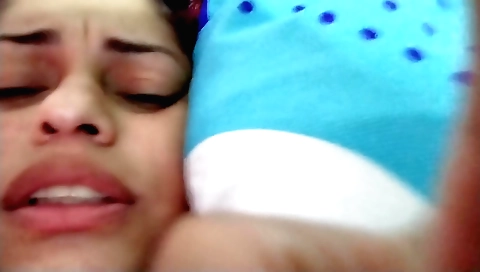 Indian brunette stepmom and her boyfriend in shorts