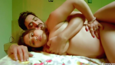 Hottest brunette milf with huge boobs sucking dick